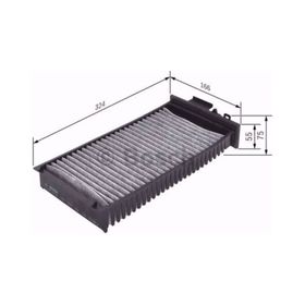 Bosch Citroen C5 I 2.0 16V 2001-2004 Polen Filtresi