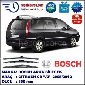 Bosch Citroen C8 V3 2002-2005 350 mm Arka Silecek
