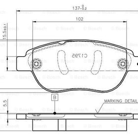Bosch Citroen XSara 2.0 2000-2005 Ön Fren Balatası