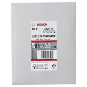 Bosch CYL-3 6x100 mm 10'lu Beton Matkap Ucu