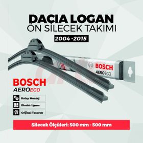 Bosch Dacia Logan 2004-2015 Aeroeco Silecek Takımı