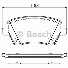 Bosch Dacia Ön Fren Balatası