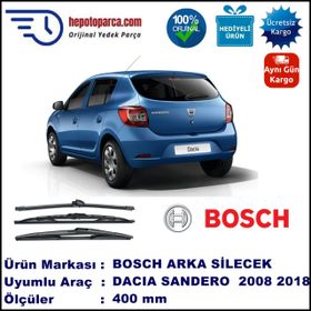 Bosch Daica Sandero BS 2008 Sonrası 400 mm Arka Silecek