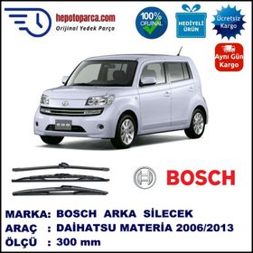 Bosch Daihatsu Materia 2006 Sonrası 300 mm Arka Silecek