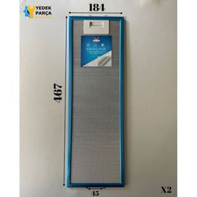 Bosch DHI645DTR Davlumbaz Metal Yağ Filtresi Seti