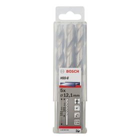 Bosch DIN338 HSS-G 12x101x151 mm 5li Metal Matkap Ucu