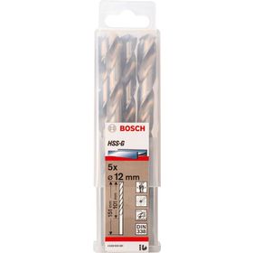 Bosch DIN338 HSS-G 12x101x151 mm 5li Metal Matkap Ucu