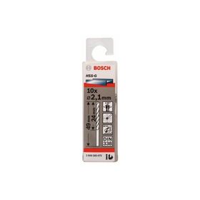 Bosch DIN338 HSS-G 2x24x49 mm 10lu Metal Matkap Ucu