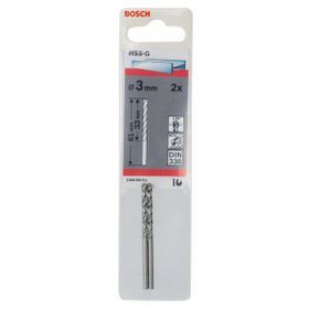 Bosch DIN338 HSS-G 3x33x61 mm Metal Matkap Ucu