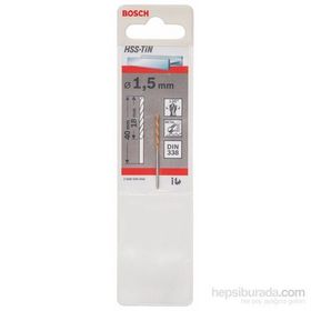Bosch DIN338 HSS-TIN 1.5x18x40 mm Metal Matkap Ucu