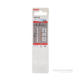Bosch DIN338 HSS-TIN 1.5x18x40 mm Metal Matkap Ucu