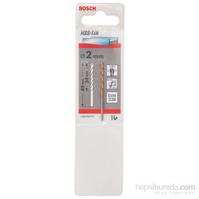 Bosch DIN338 HSS-TIN 2x24x49 mm Metal Matkap Ucu