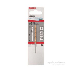 Bosch DIN338 HSS-TIN 3.5x39x70 mm Metal Matkap Ucu