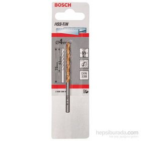 Bosch DIN338 HSS-TIN 4x43x75 mm Metal Matkap Ucu