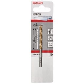 Bosch DIN338 HSS-TIN 4x43x75 mm Metal Matkap Ucu