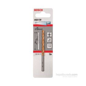 Bosch DIN338 HSS-TIN 5x52x86 mm Metal Matkap Ucu