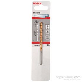 Bosch DIN338 HSS-TIN 6x57x93 mm Metal Matkap Ucu