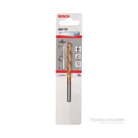 Bosch DIN338 HSS-TIN 6x57x93 mm Metal Matkap Ucu