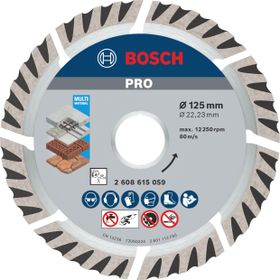Bosch Disk Gri 1 Adet 12.5 cm Elmas Kesme Delme Aksesuarları