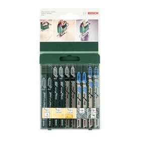 Bosch DIY 10'lu Ahşap ve Metal Dekupaj Bıçağı Seti