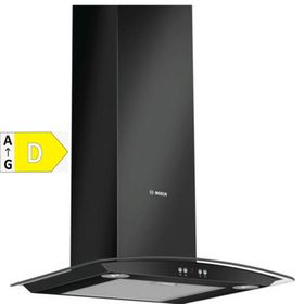 Bosch DWA06E661 D Sınıfı 3 Kademeli Elektronik Duvar Tipi Davlumbaz Siyah