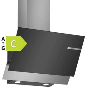 Bosch DWK65AD60R C Sınıfı 3 Kademeli Dokunmatik Duvar Tipi Davlumbaz Siyah