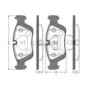 Bosch E36/E46 Ön Fren Balatası