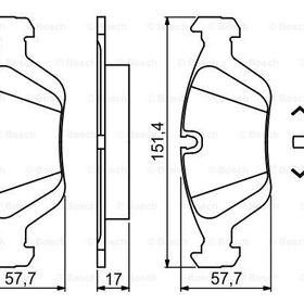 Bosch E36/E46 Ön Fren Balatası