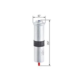 Bosch E90 316d 318d 320d 05 E84 X1 09 Yakıt Filtresi