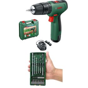 Bosch Easyimpact 550 Darbeli Matkap + 15 Parça Matkap Ucu ve Vidalama Ucu Seti