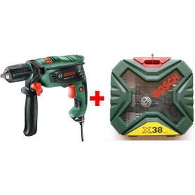 Bosch Easyimpact 550 Darbeli Matkap + 38 Parça Matkap Ucu ve Vidalama Ucu Seti