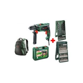 Bosch Easyimpact 570 W Darbeli Matkap + 25 Parça Vidalama Matkap Ucu Seti