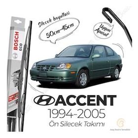 Bosch Eco 1994 - 2005 Hyundai Accent Ön Silecek Takımı