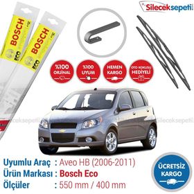 Bosch Eco Chevrolet Aveo 2006-2011 Silecek Takımı
