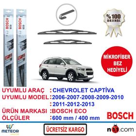 Bosch Eco Chevrolet Captiva 2006-2013 Silecek Takımı