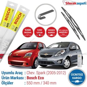 Bosch Eco Chevrolet Spark 2005-2012 Silecek Takımı