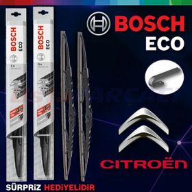 Bosch Eco Citroen C1 2005-2013 Silecek Takımı