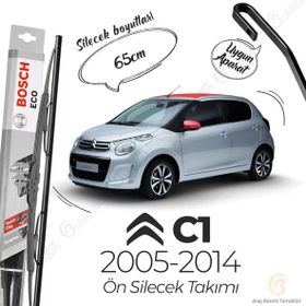 Bosch Eco Citroen C1 2005-2013 Uyumlu Ön Silecek Takımı