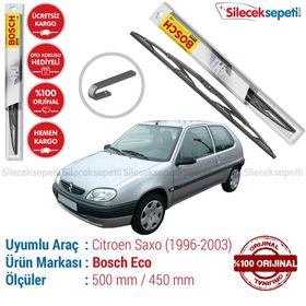 Bosch Eco Citroen Saxo 1996-2003 Silecek Takımı