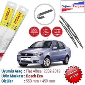 Bosch Eco Fiat Albea 2002-2012 Silecek Takımı