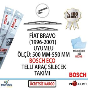 Bosch Eco Fiat Bravo 1996-2001 Silecek Takımı