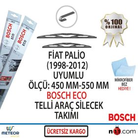 Bosch Eco Fiat Palio 1998-2012 Silecek Takımı