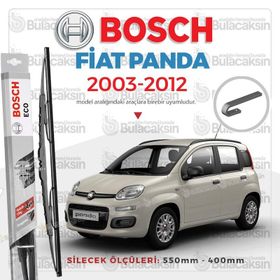 Bosch Eco Fiat Panda 2004-2012 Silecek Takımı