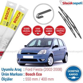 Bosch Eco Ford Fiesta 2002-2008 Silecek Takımı