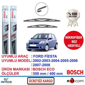 Bosch Eco Ford Fiesta 2002-2008 Silecek Takımı