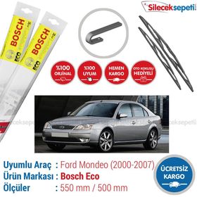 Bosch Eco Ford Mondeo 2000-2007 Silecek Takımı