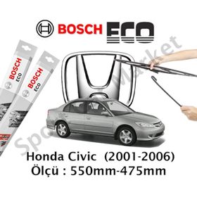 Bosch Eco Honda Civic 2001-2006 Silecek Takımı