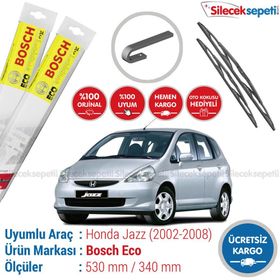 Bosch Eco Honda Jazz 2002-2008 Silecek Takımı