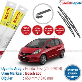 Bosch Eco Honda Jazz 2009-2014 Silecek Takımı