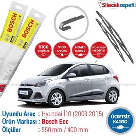Bosch Eco Hyundai İ10 2008-2015 Silecek Takımı